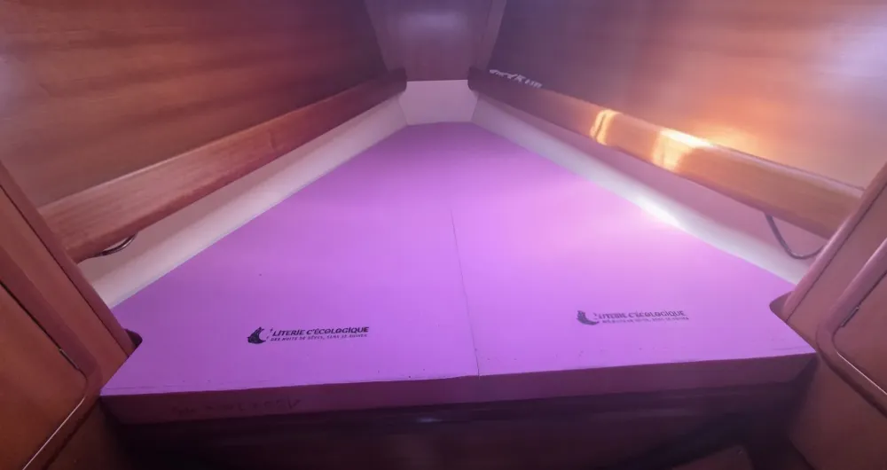 mousse sur mesure dans voilier